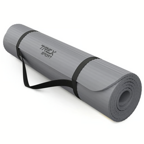 Коврик для йоги Trex Sport TX-019NGM NBR 1см 190х80 сірий
