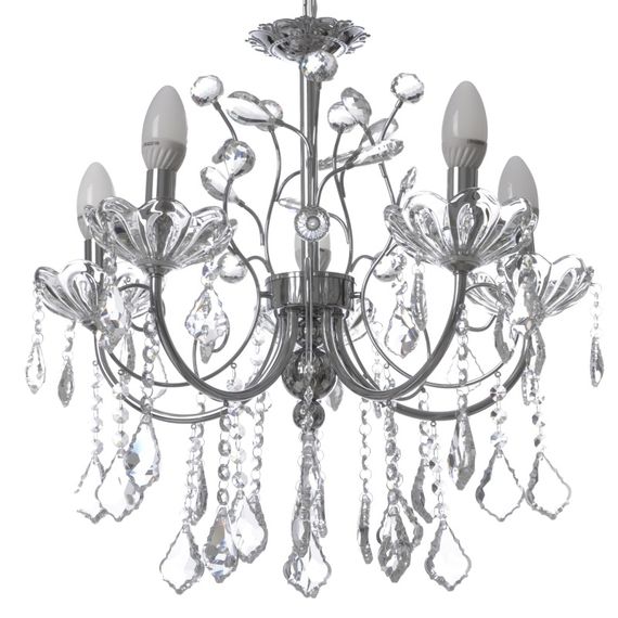 Люстра свеча подвесная хрустальная E14 60W (BCL-657S/5) | Зображення 2