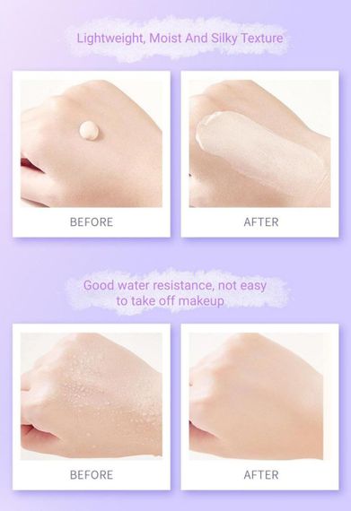 Консилер із повним покриттям BB-крем Сильний зволожуючий Тонований BB-крем для основи Легкий освітлюючий крем для обличчя Водостійкий Натуальний | Зображення 4