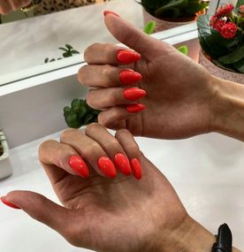 Гель-лак Moon Full Summer №616 рожево-червоний 8мл