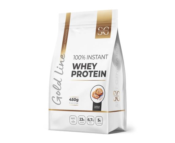 Протеїн Sport Generation Gold Premium 100% Instant Whey Protein 450 г, Cookies with Milk Chocolate