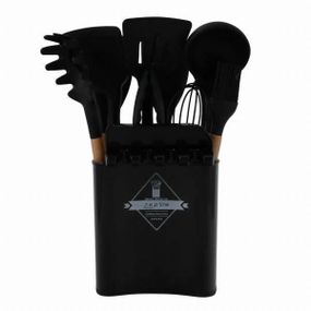 Кухонний набір із 12 предметів ZP-053 Чорний