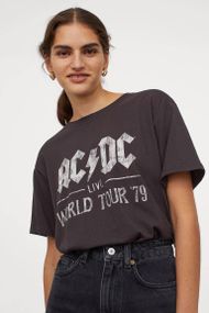 Футболка жіноча з принтом повсякденна XL Чорний