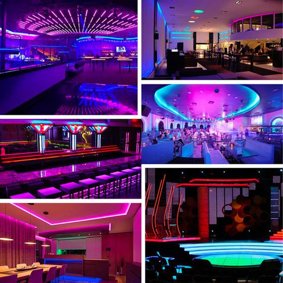 Светодиодная Led лента 5 м, 5050 RGB с блоком и пультом управления / Многоцветная лента для подсветки комнаты | Зображення 2