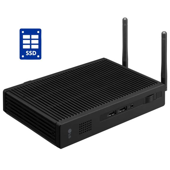 Неттоп LG CL600I USFF / Intel Celeron J4105 (4 ядра по 1.5 - 2.5 GHz) / 4 GB DDR4 / 16 GB SSD / Intel UHD Graphics 600 / Win 10 б/в