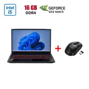 Ігровий ноутбук MSI GF75 Thin 10SCSXR-448US / 17.3" (1920x1080) IPS / Intel Core i5-10300H (4 (8) ядра по 2.5 - 4.5 GHz) / 16 GB DDR4 / 960 GB SSD / nVidia GeForce GTX 1650 Ti, 4 GB GDDR6, 128-bit / WebCam б/в + Подарунок Бездротова миша HOCO GM28