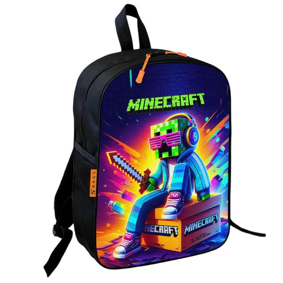 Рюкзак дитячий шкільний Minecraft - Кріпер із мечем, 36×27 см, для хлопчиків (01745)