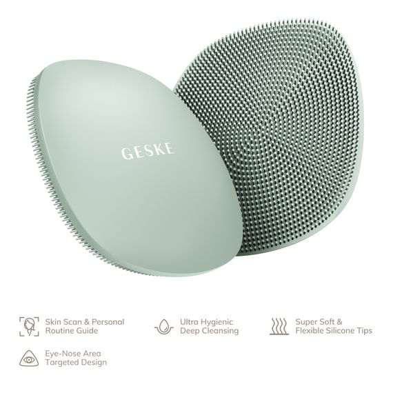Щітка для обличчя GESKE Facial Brush 4в1 green | Зображення 1