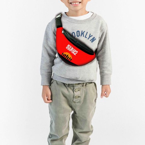 Сумка-бананка RDR "Red Dead Redemption 2" с  принтом ,32х15см,детская,молодежная (00067)