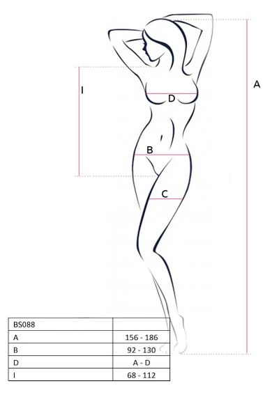 Боди BS088 с имитацией корсетной шнуровки, красный sexstyle | Зображення 6