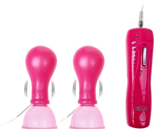 Вібромасажер для грудей BAILE - PUMP 7 vibration functions, BI-036019 Sex Aura | Зображення 1