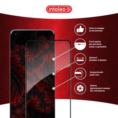 Стекло защитное Intaleo Full Glue Xiaomi Mi 11 Pro Black (1283126521164) | Зображення 2