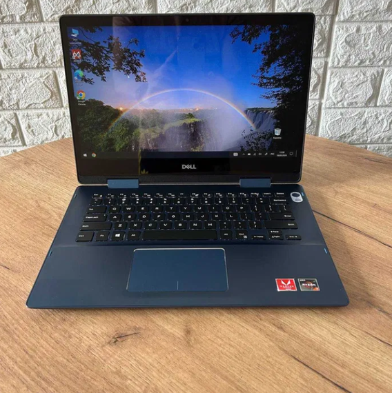 Ноутбук Сенсорний Dell Inspiron 5485 x360 Ryzen 7 3700U 16Gb SSD 256Gb Vega 10 Б/В | Зображення 1