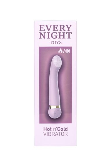 Вибратор з охолодженням та підігрівом Every Night Toys для точки G, бузковий Sex Aura | Зображення 4