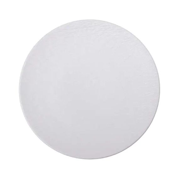 Тарілка сервірувальна порцелянова 25 см біла HP-7-723