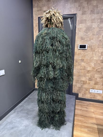 Маскувальний костюм Кікімора (Geely), нитка woodland та Койот, розмір M-L до 80 кг, костюм розвідника, маскхалат кікімора | Зображення 4