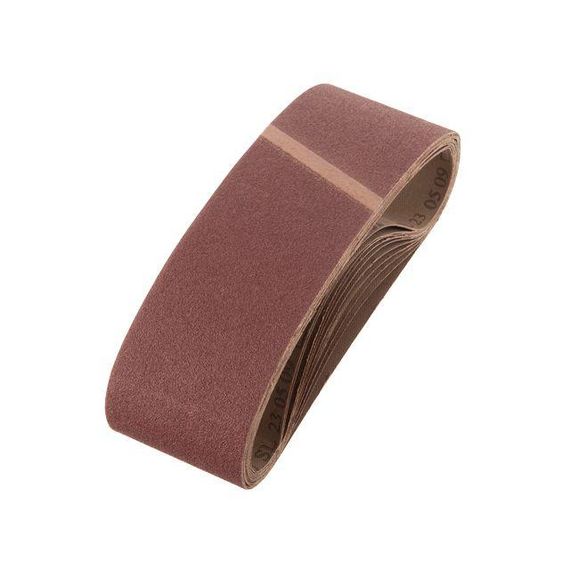 Стрічка шліфувальна 75*533 мм, К120, 10 од. INTERTOOL BT-0412