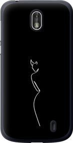Чехол на Nokia 1 Силуэт1 "4590u-1373-17620"