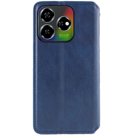 Шкіряний чохол-книжка GETMAN Cubic (PU) для ZTE Nubia V60 Синій | Зображення 3