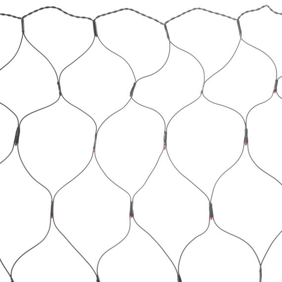 Гирлянда сетка 2x1m 32W RED FORAFY-002/200