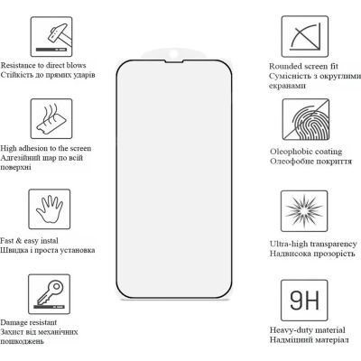 Стекло защитное Drobak Ceramics Apple iPhone 16e (595984) | Зображення 1