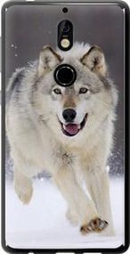 Чохол на Nokia 7 Втікає вовк із силікону FCh_014042