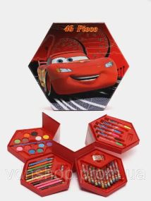 Набор для рисования 46 предметов / Детский набор художника / Набор для детского творчества