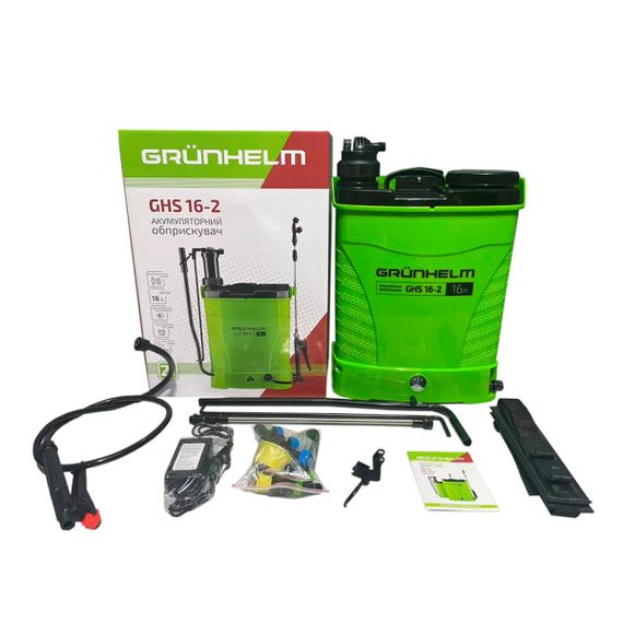 Обприскувач акумуляторний 16 л 2 в 1 Grunhelm GHS -16-2 | Зображення 2