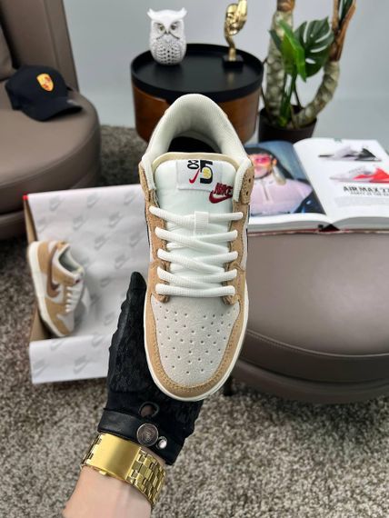Кросівки SB Dunk Low SE “85 Double Swoosh Brown Grey , В'єтнам 38 24 см | Зображення 7