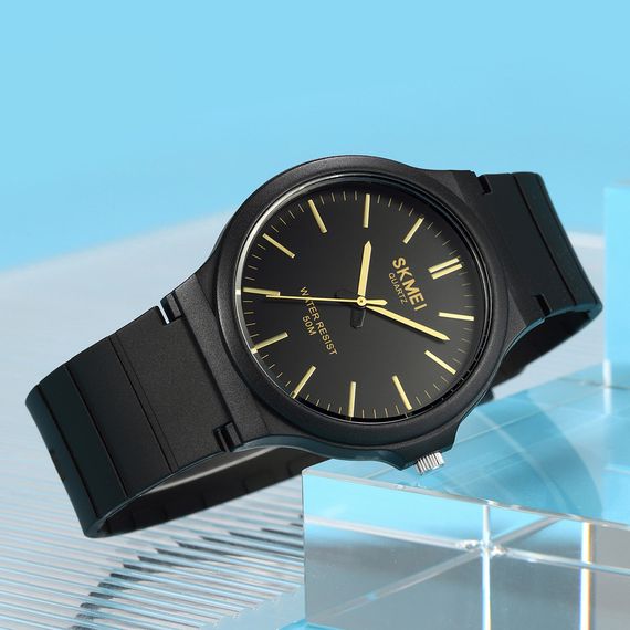 Годинник S2kmei 2108BKGD Black-Gold | Зображення 2