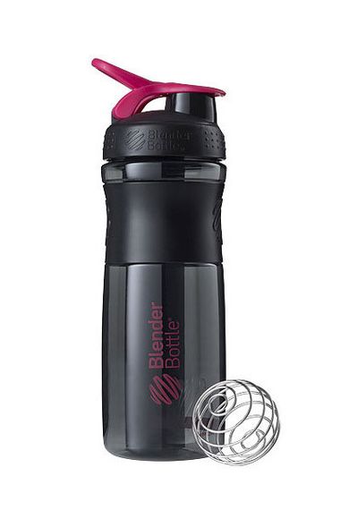 Шейкер спортивний (пляшка) BlenderBottle SportMixer 28oz/820ml Black/Pink (Original) | Зображення 2