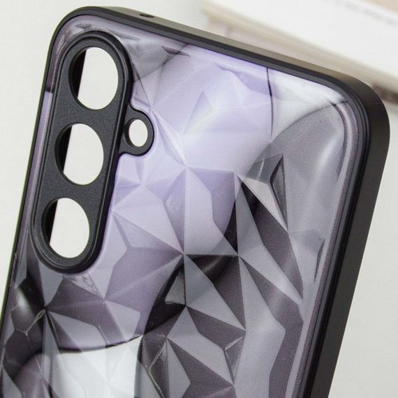 TPU+PC чехол Prisma BubbleGum для Samsung Galaxy S24 FE 3D Grey | Зображення 5