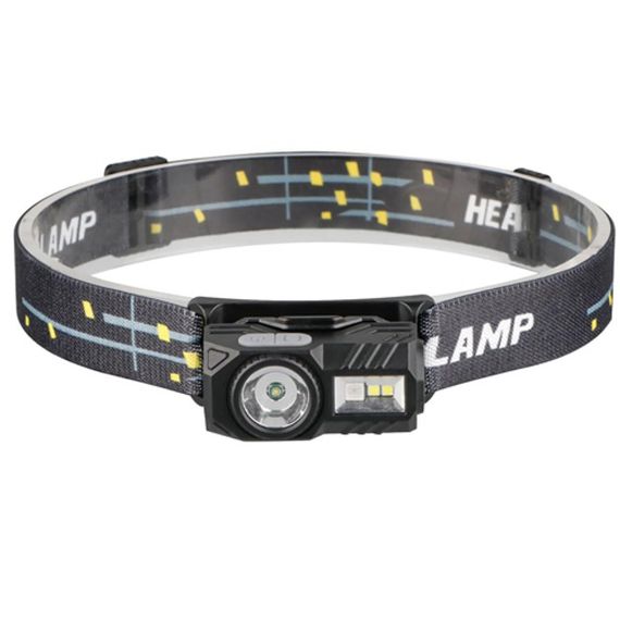 Ліхтар налобний T131-XPE+3SMD з датчиком руху, Налобний ліхтар для туризму риболовлі та полювання | Зображення 4