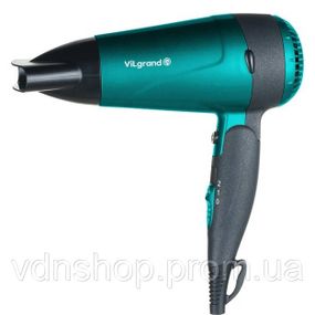 Фен для об'ємної укладки ViLgrand VHD-1809FH 1800Вт, Професійний фен для об'єму, Електрофен з насадками OC-55