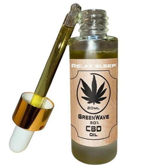 Комплекс для профілактики нервової системи Greenwave CBD + L-Teanin  30% 20 ml