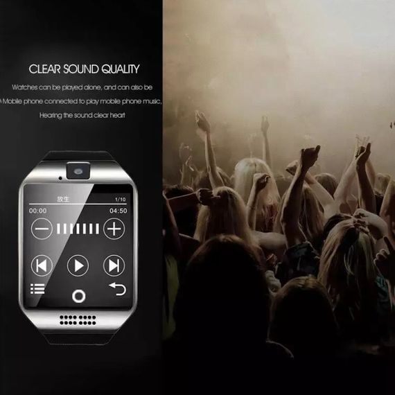 Смарт-годинник Smart Watch Q18. KM-494 Колір: срібний | Зображення 9