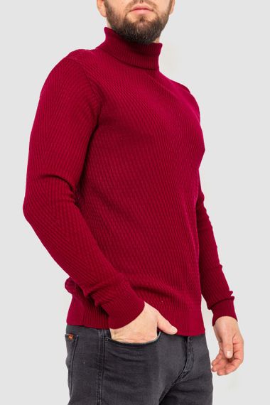 Гольф чоловічий, колір бордовий, 161R857 | Зображення 2