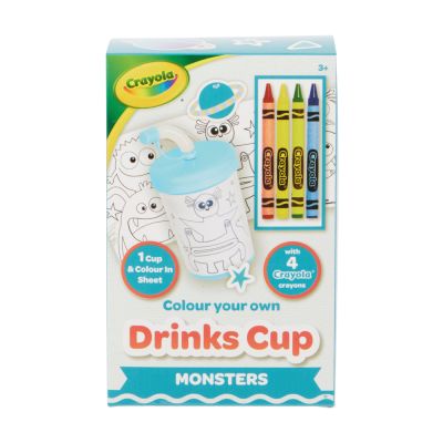 Набір для творчості Crayola Стаканчик-розмальовка Монстри З олівцями (15765-A) | Зображення 3