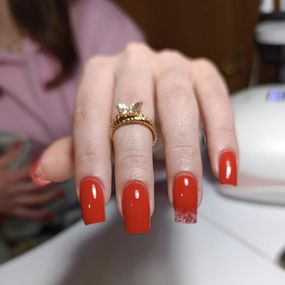 Гель для наращивания ногтей Mi Color Gel 1 (красный) 5мл