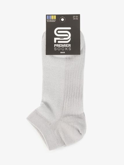 Шкарпетки чоловічі короткі PremierSocks 553J 43-46 Сірий shop (4820203391011) | Зображення 2