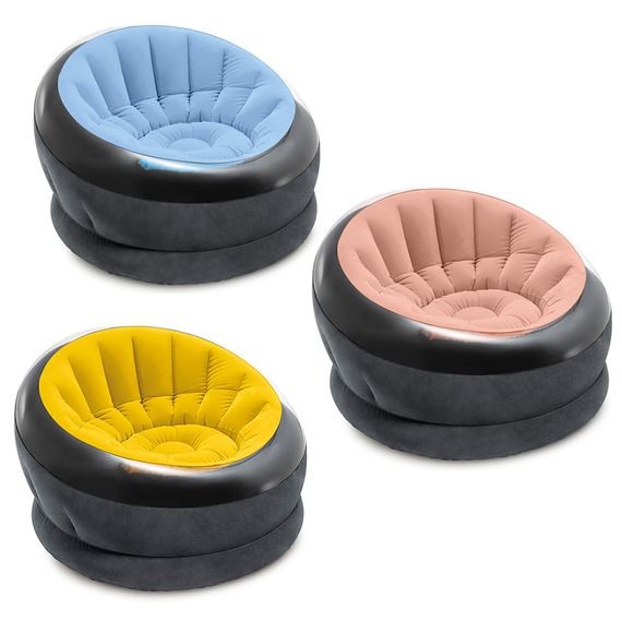 Надувное кресло 112 x 109 x 69см, Intex 68582-pink | Зображення 4