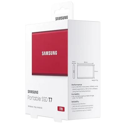 Накопитель SSD USB 3.2 1TB T7 Samsung (MU-PC1T0R/WW) (MU-PC1T0R/WW) | Зображення 8