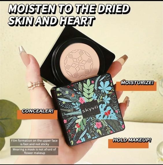 Кушон SKYVII Beauty Cream Cushion , відтінок 01 NATURAL COLOR | Зображення 3