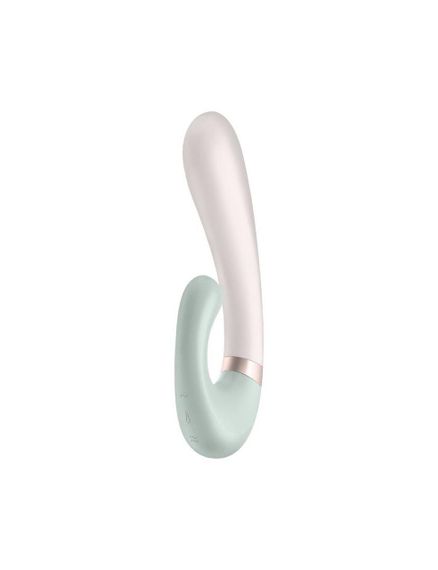 Смарт вібратор-кролик Satisfyer Heat Wave з підігрівом та керуванням через додаток (М'ятний) | Зображення 1
