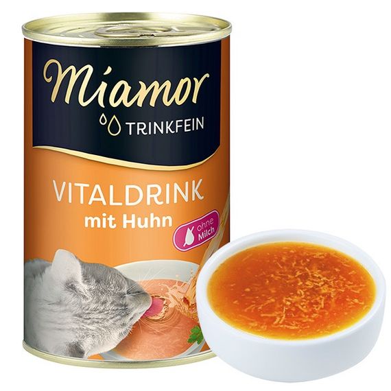 Суп для котів з куркою Miamor Vitaldrink Mit Huhn, 135 гр