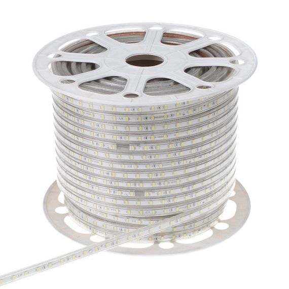 Светодиодная лента влагозащищенная теплый оттенок 220V 3.8W 5730 WW IP65 1m (BY-033/60) | Зображення 3