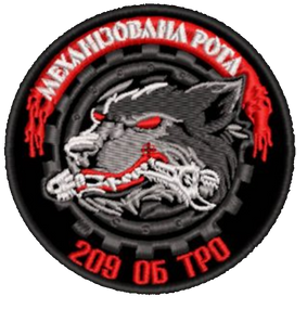 Шеврон Механізована Бригада 209 ОБ ТРО