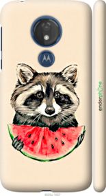 Чохол на Motorola Moto G7 Power Єнотик з кавуном "4605m-1657-2448"