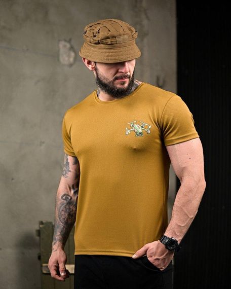 Тактична потоотводна футболка Ховайся coyot ПП7720 | Зображення 3