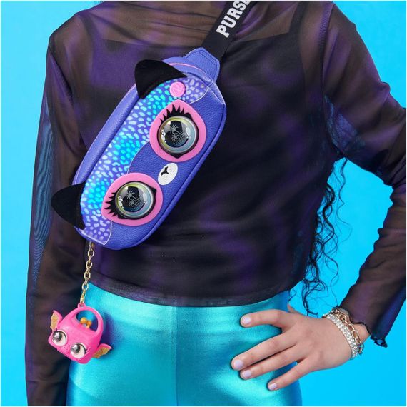 Интерактивная сумочка на пояс со светом Гепард Оригинал Purse Pets Savannah Spotlight Belt Bag Interactive Pet | Зображення 5